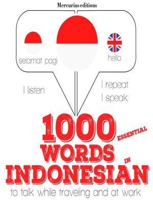 cover image of 1000 essential words in Indonesian
